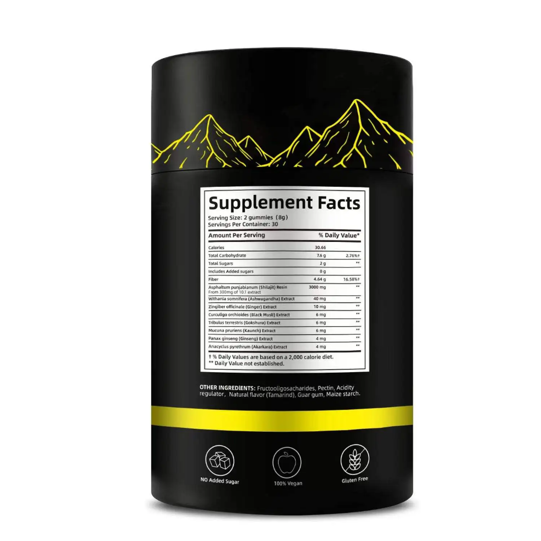 VivaGUM Shilajit Gummies – Energía y Enfoque Natural